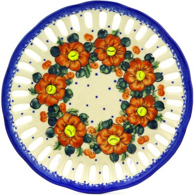 Polmedia Polish Pottery 9" Plate With Holes | Wayfair